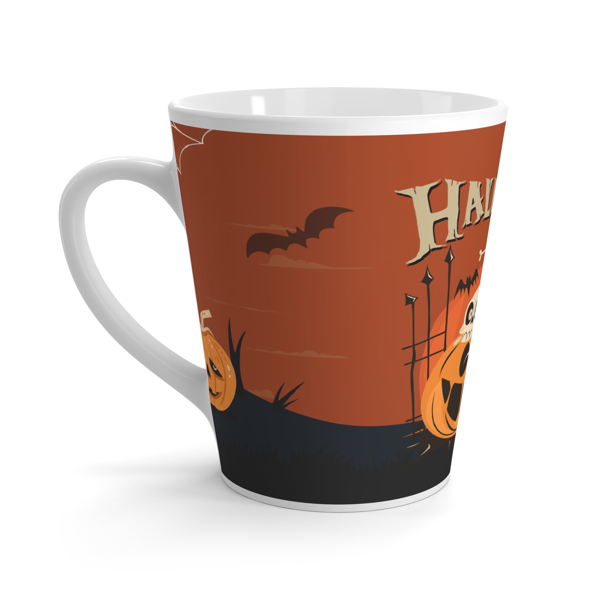 Happy Halloween with Pumpkin | Latte Mug